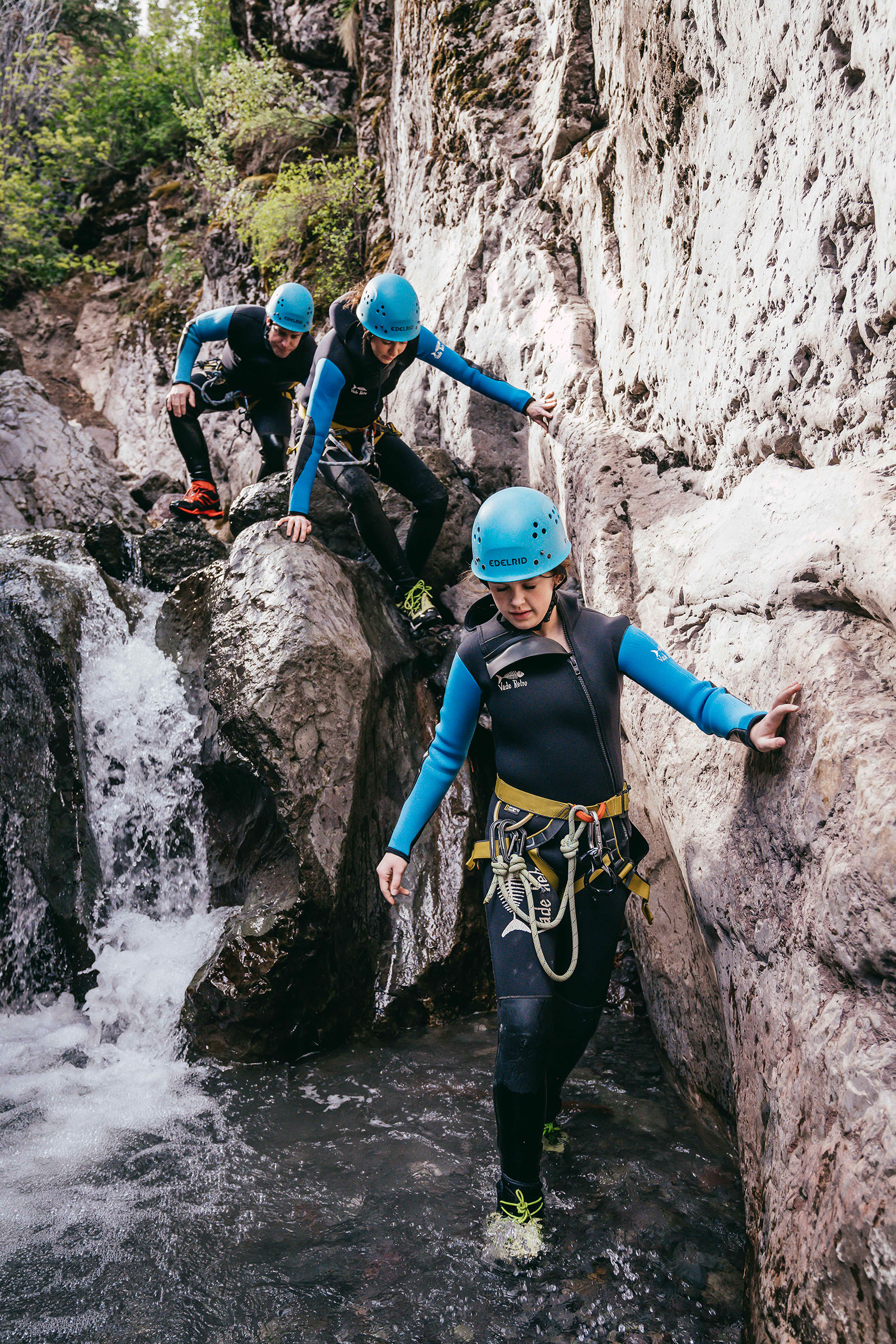 Canyoning throug the narrows of Portland Creek, Ouray