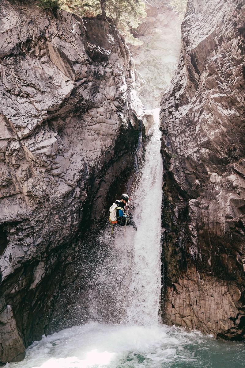 Canyoning in Bear Creek in Ouray, Colorado