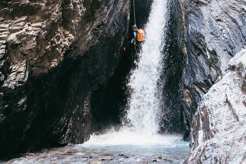 Canyoning in Bear Creek in Ouray, Colorado