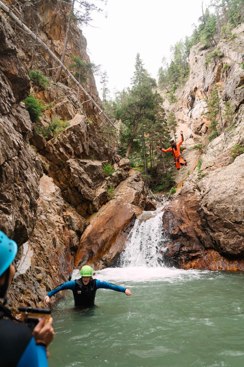 Canyoning in Upper Uncompahgre in Ouray, Colorado