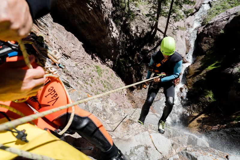 Canyoning in Oak Creek in Ouray, Colorado